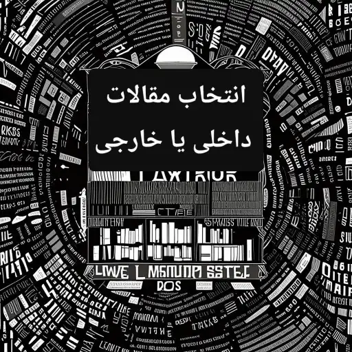 	
انتخاب مقالات داخلی یا خارجی